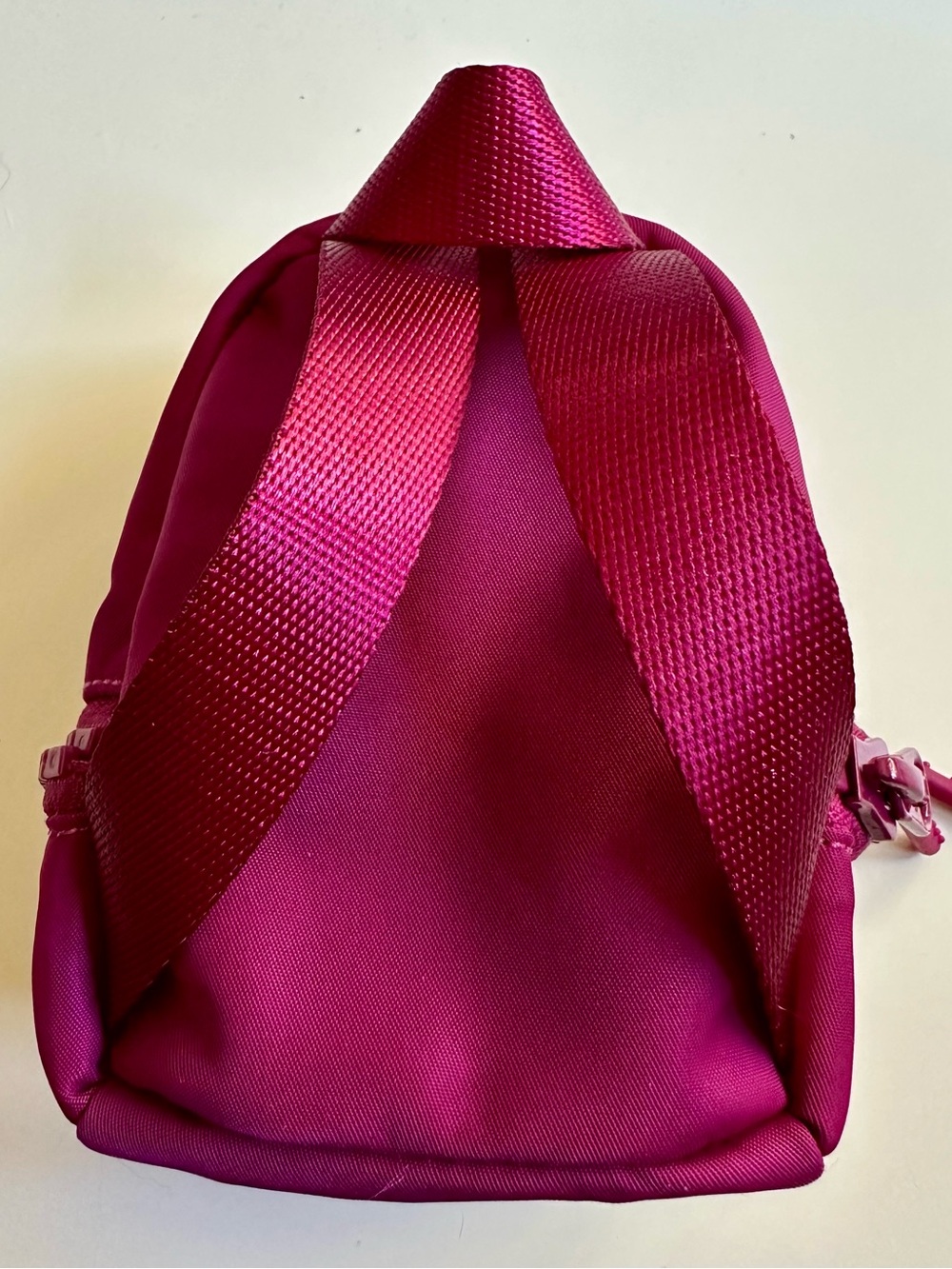 Lululemon City Adventurer Backpack *Nano bag decoration in dark fuschia pink - Picture 2 of 6
